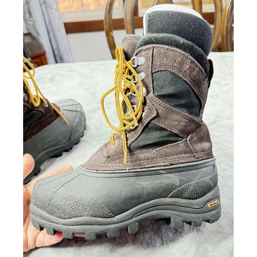 LaCrosse Boots Mens Size 7 Brown‎ Suede Winter Snow Insulated Outdoor 600210